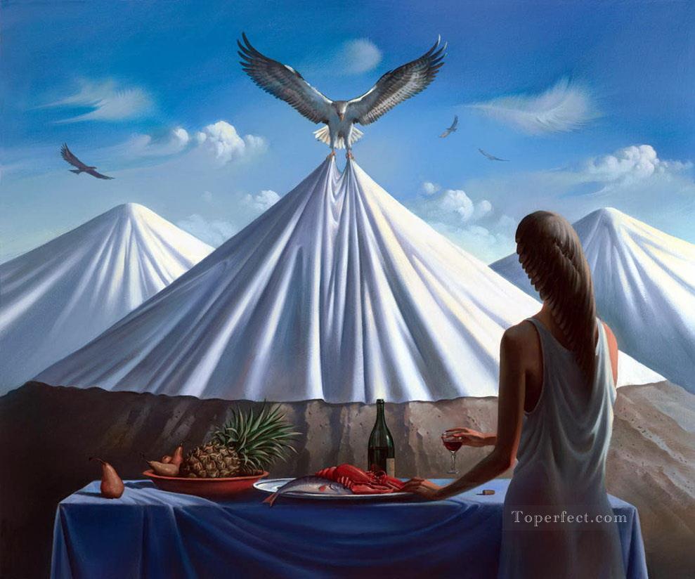 modern contemporary 33 surrealism eagles Oil Paintings